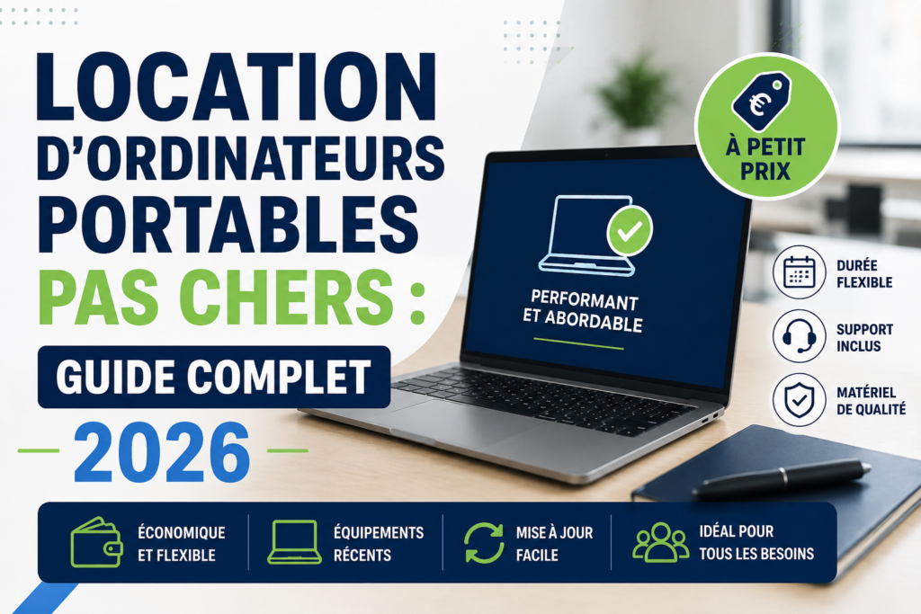 Location d'ordinateurs portables pas chers : guide complet 2026